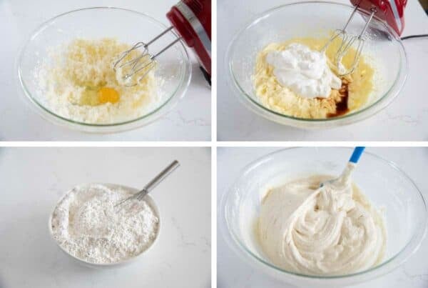 steps to make the batter for coffee cake