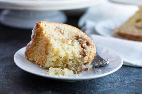 texture of sour cream coffee cake