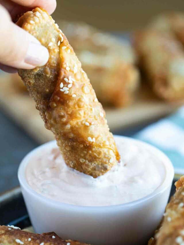 Cheeseburger Eggrolls