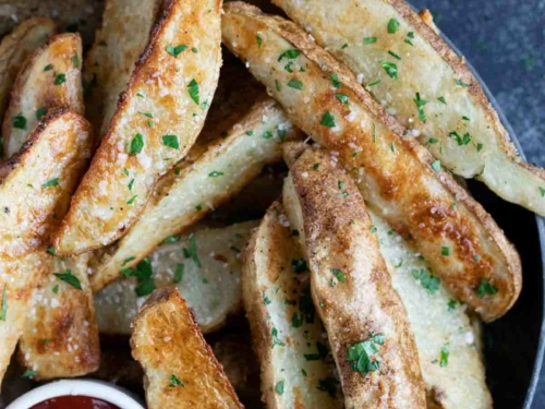 Baked Potato Wedges (JoJo Potatoes) - Taste and Tell
