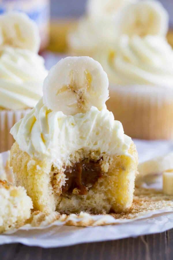 Bananas Foster Cupcakes - Taste and Tell