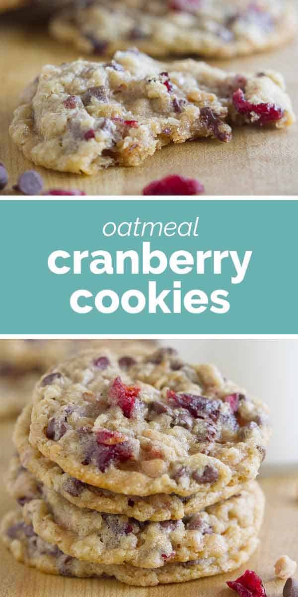 Oatmeal Cranberry Cookies - Taste and Tell