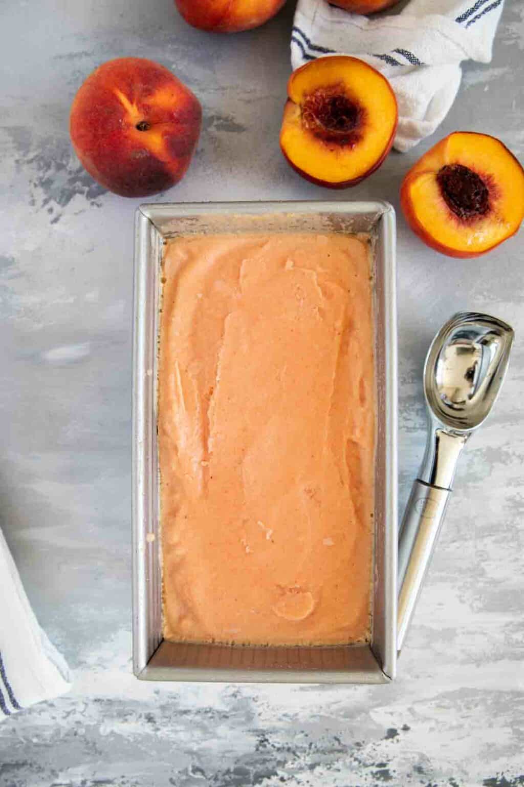 Fresh Peach Frozen Yogurt Recipe Taste and Tell