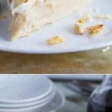 Maple Cream Pie collage with text bar.