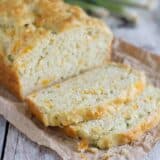 Savory quick bread made with cheese and pepper.