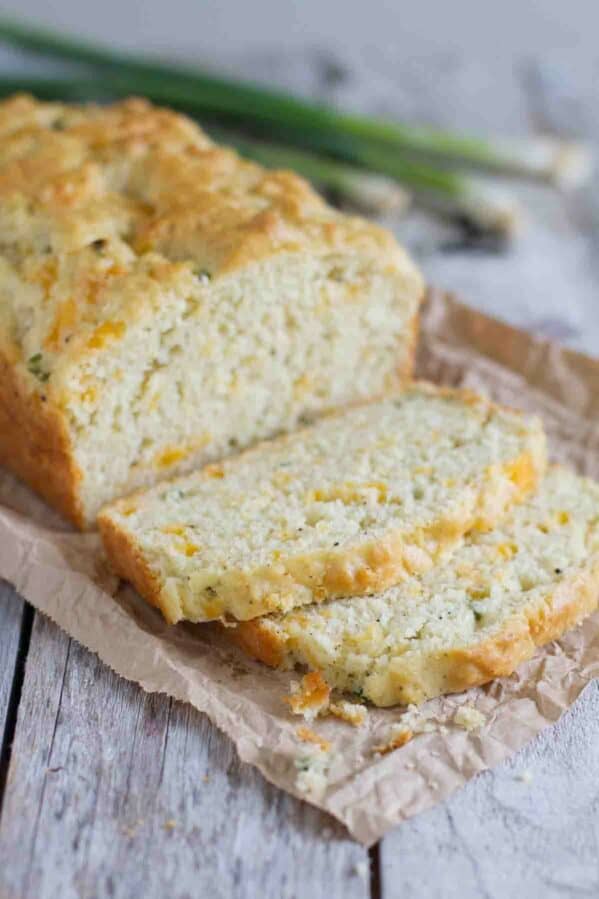 Savory quick bread made with cheese and pepper.