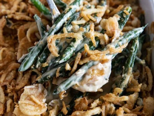 how to dress up green bean casserole Easy Green Bean Casserole Recipe