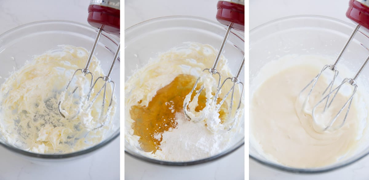 Steps to make honey butter.