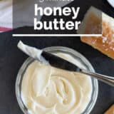 Honey Butter with text overlay