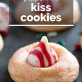Peppermint Cookies with text overlay.