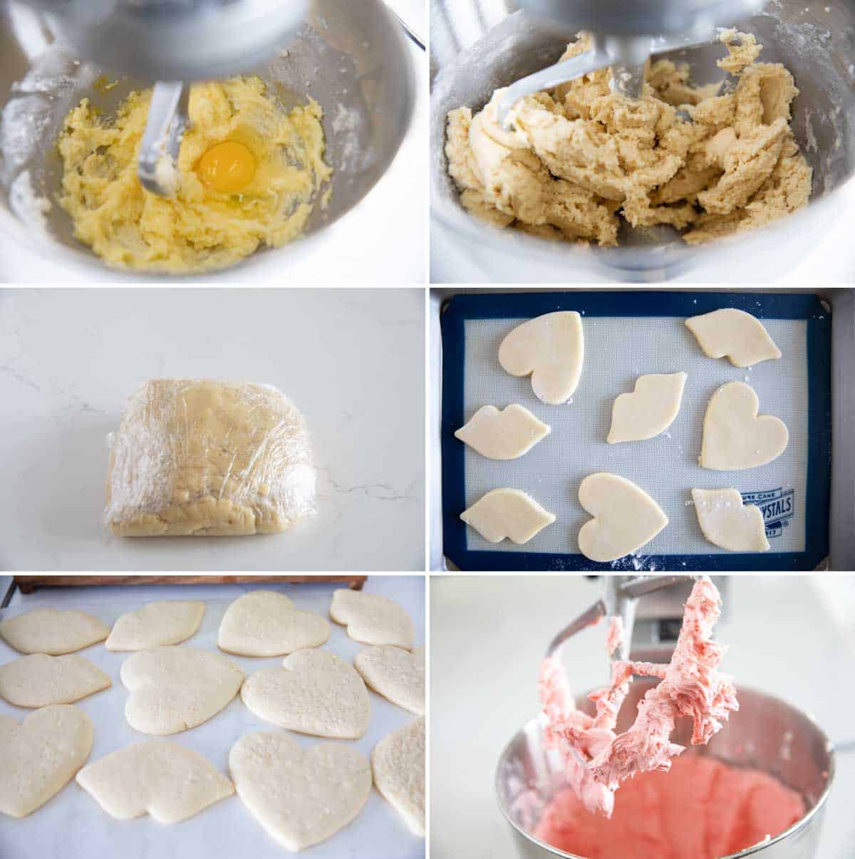 Steps to make Valentine's Day Sugar Cookies