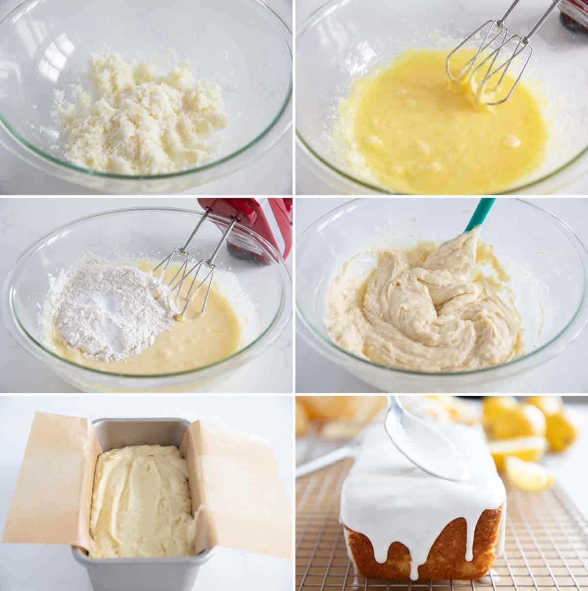 Steps to make Iced Lemon Loaf.