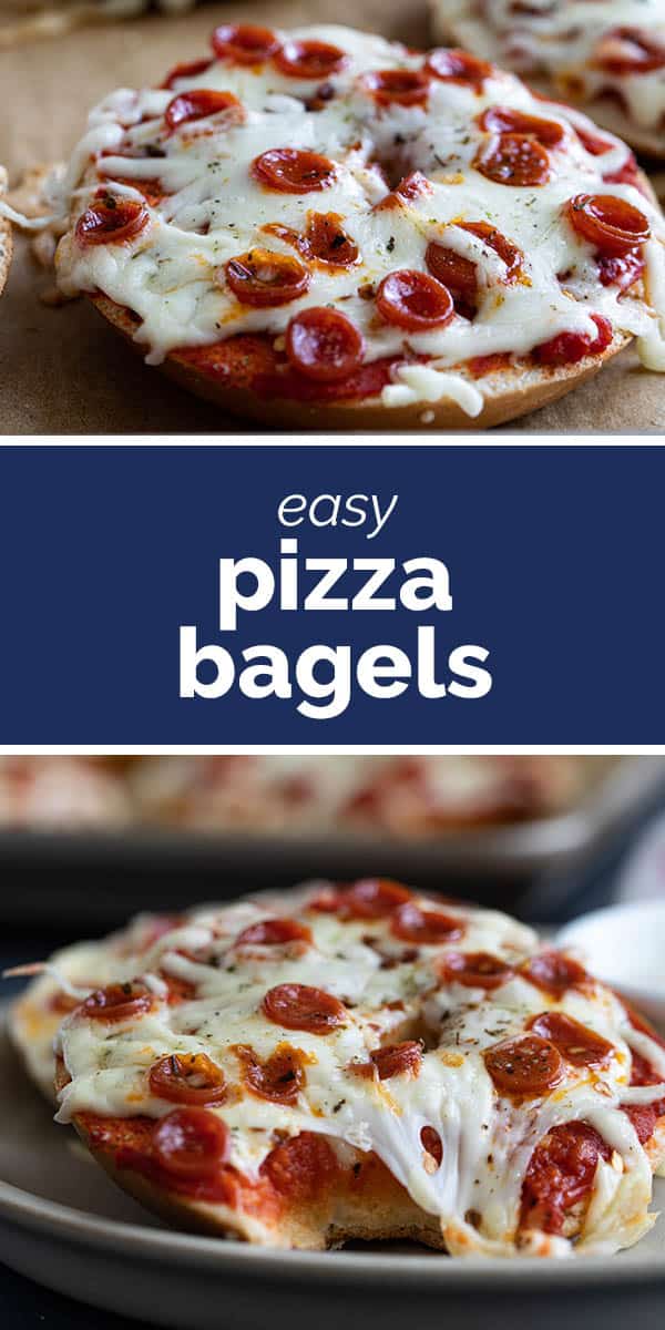 Pizza Bagels in Under 20 Minutes Taste and Tell