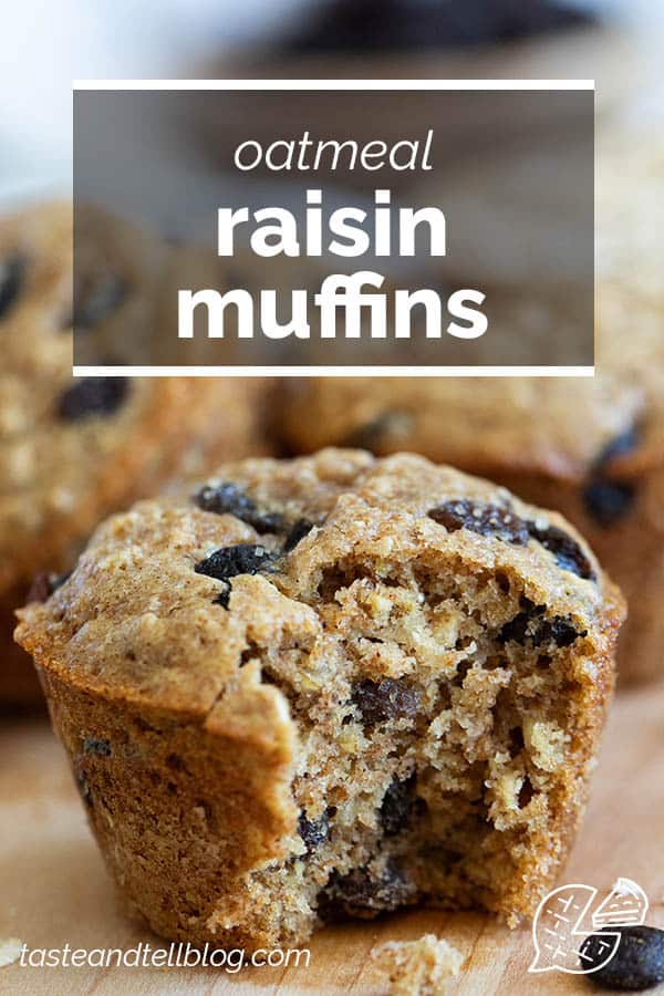 Hearty Oatmeal Raisin Muffins Recipe Taste and Tell