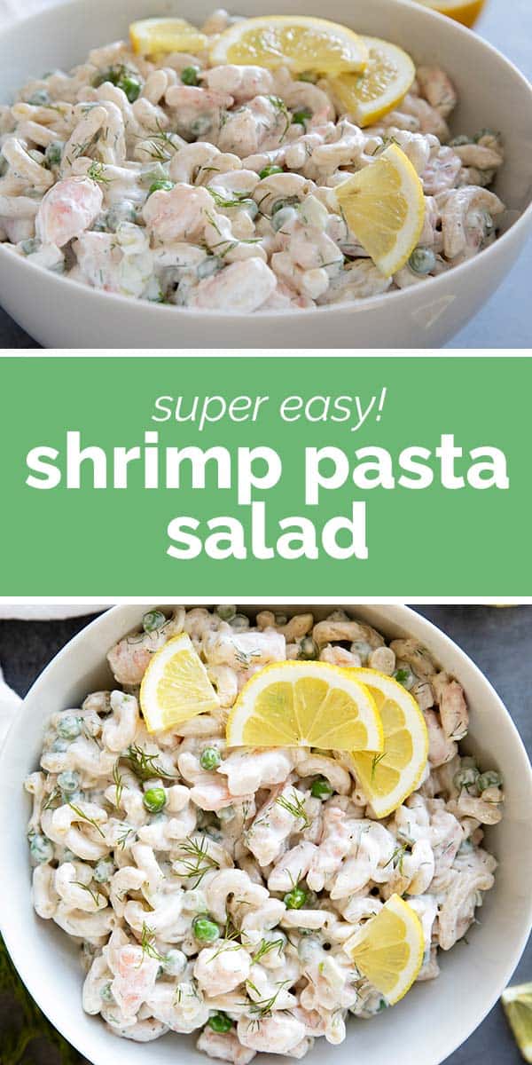 Shrimp Pasta Salad - Perfect for Potlucks! - Taste and Tell