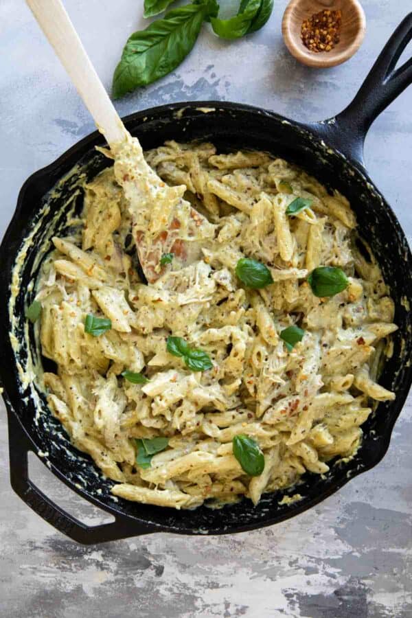 Chicken Pesto Pasta Taste and Tell