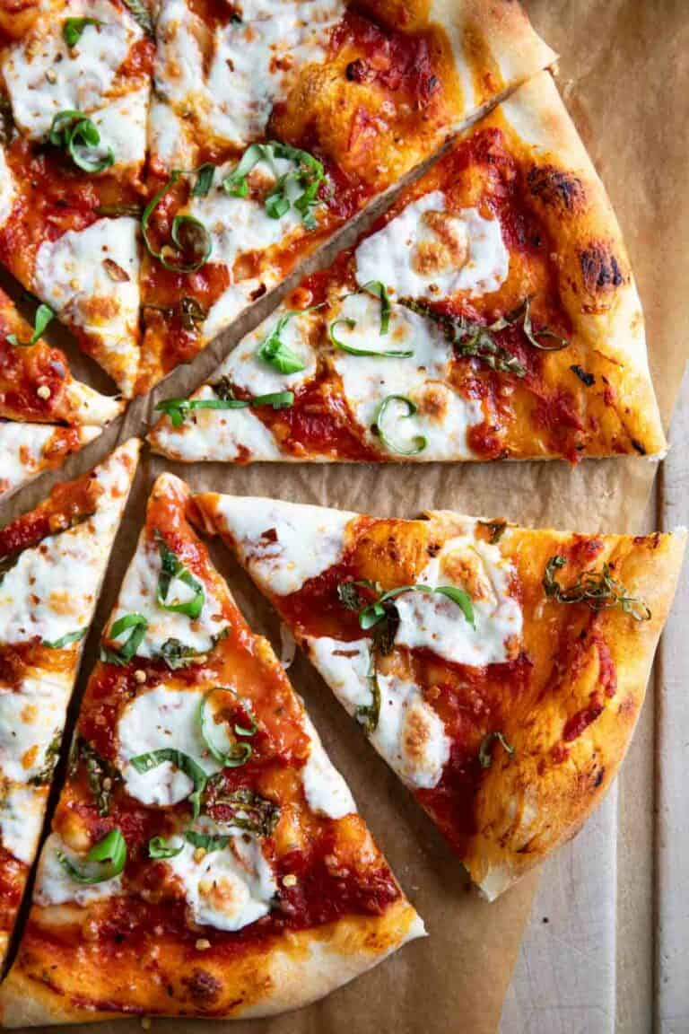 Margherita Pizza with Fresh Mozzarella - Taste and Tell