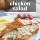 Chicken Salad with text overlay.