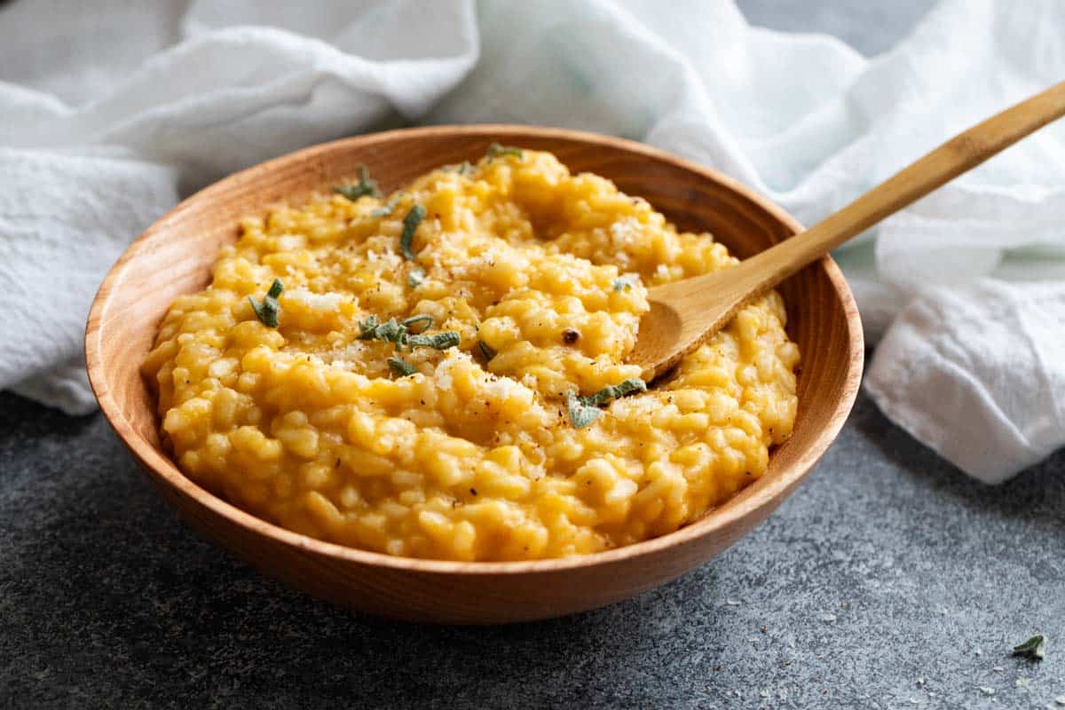 2 tablespoons minced onion  Butternut squash risotto, Squash risotto, Minced  onion