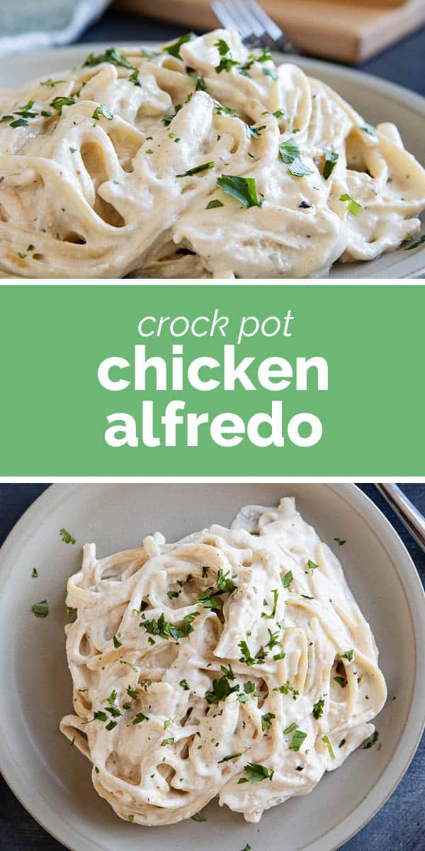 Crock Pot Chicken Alfredo - Taste and Tell