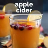 Hot Apple Cider with text overlay.