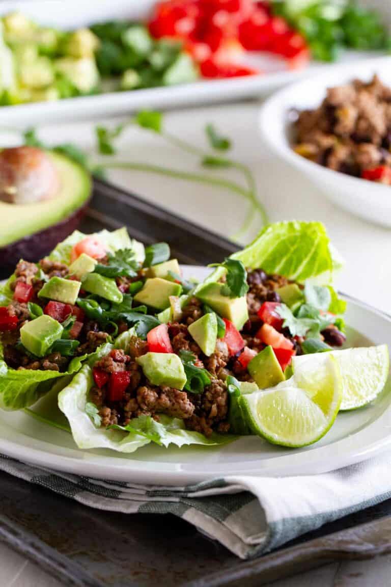 Taco Lettuce Wraps Taste and Tell