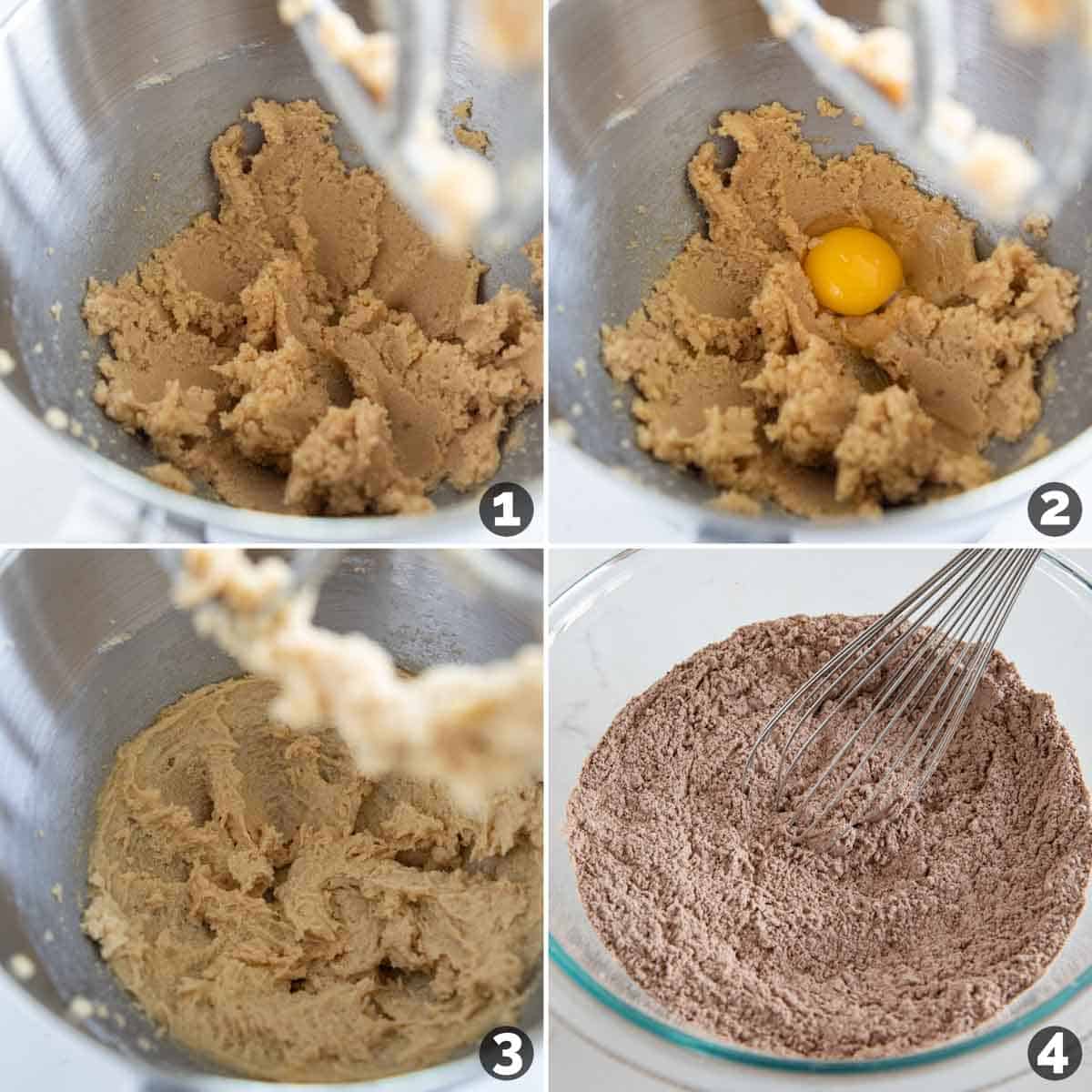 Steps to make batter for whoopie pies.