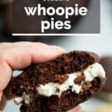 Whoopie Pies with text overlay.