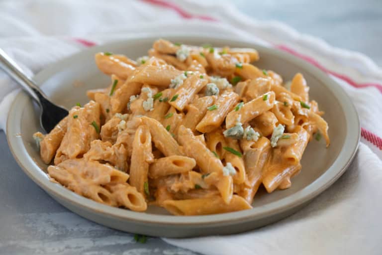 Buffalo Chicken Pasta Taste and Tell
