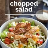 Asian Chopped Salad with text overlay.