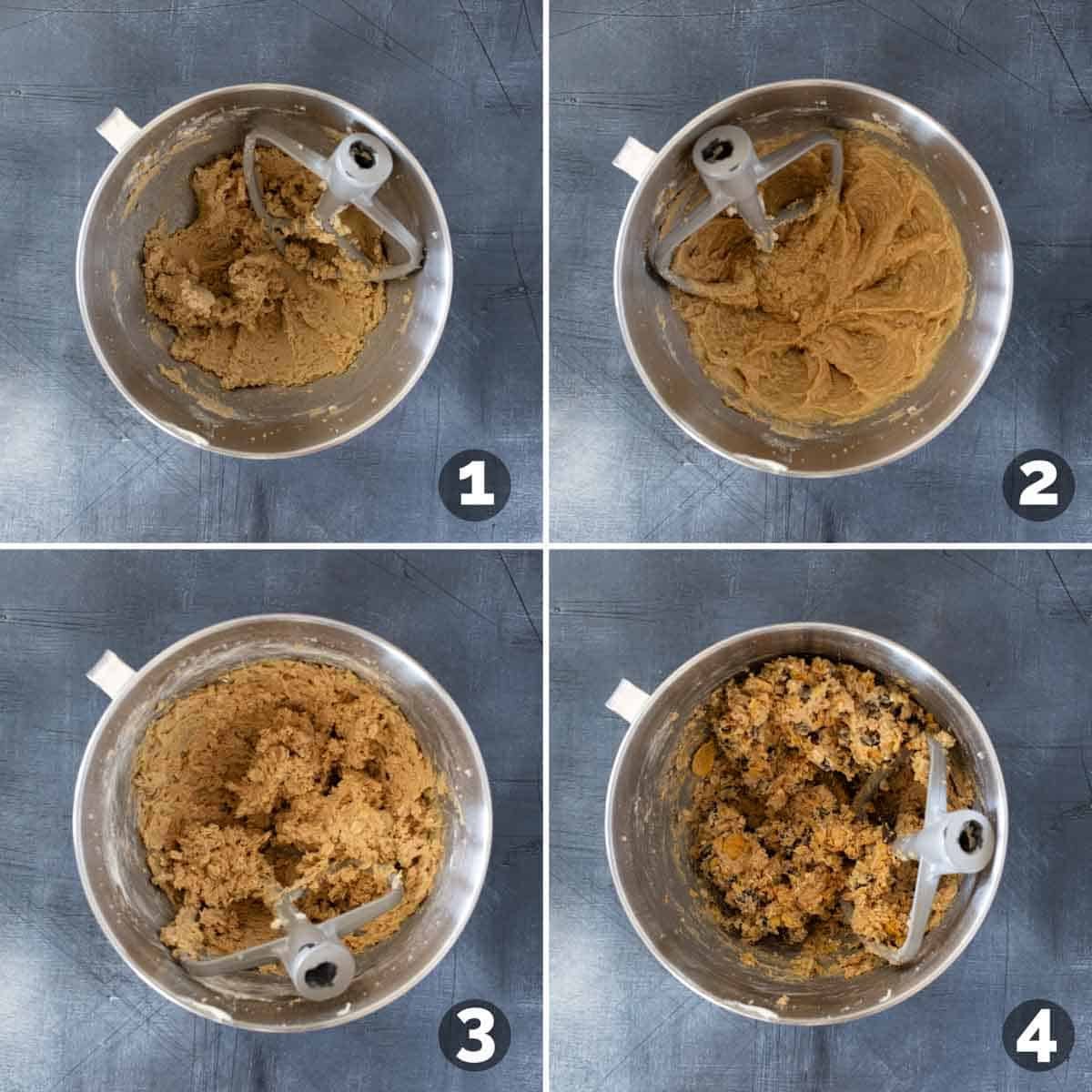 Steps to make Cornflake Cookies.