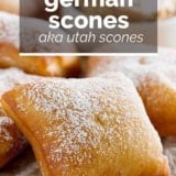 German Scones with text overlay.