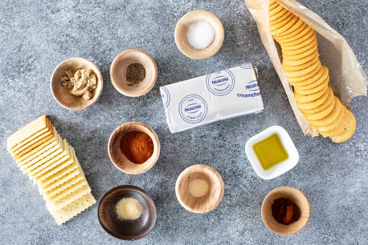 Ingredients for Smoked Cream Cheese.