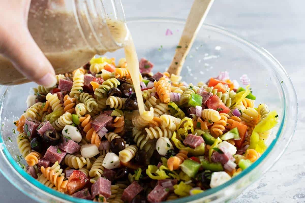 Italian Pasta Salad - Taste and Tell Italian Pasta Salad - Taste and Tell