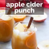 Apple Cider Punch with text overlay.