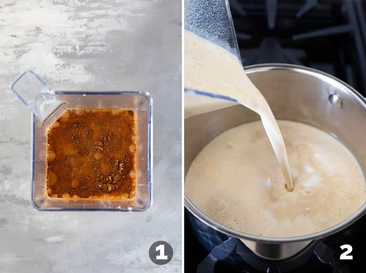 Steps to make a Pumpkin Steamer.