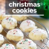 Italian Christmas Cookies with text overlay.