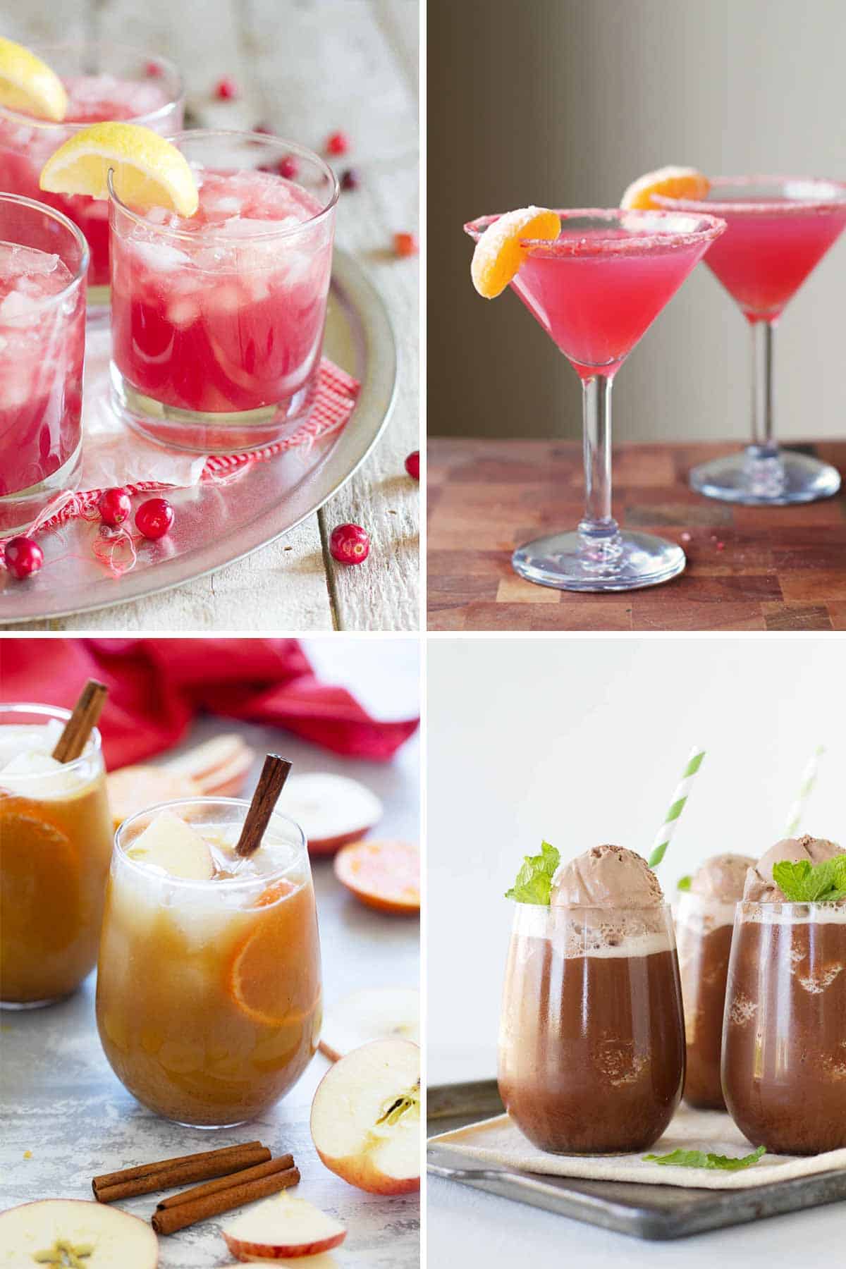 4 drinks perfect for any celebration.