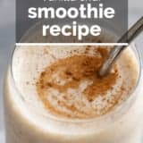 Vanilla Chai Smoothie with text overlay.