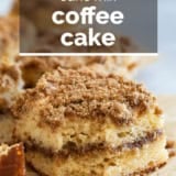 Cake Mix Coffee Cake with text overlay.
