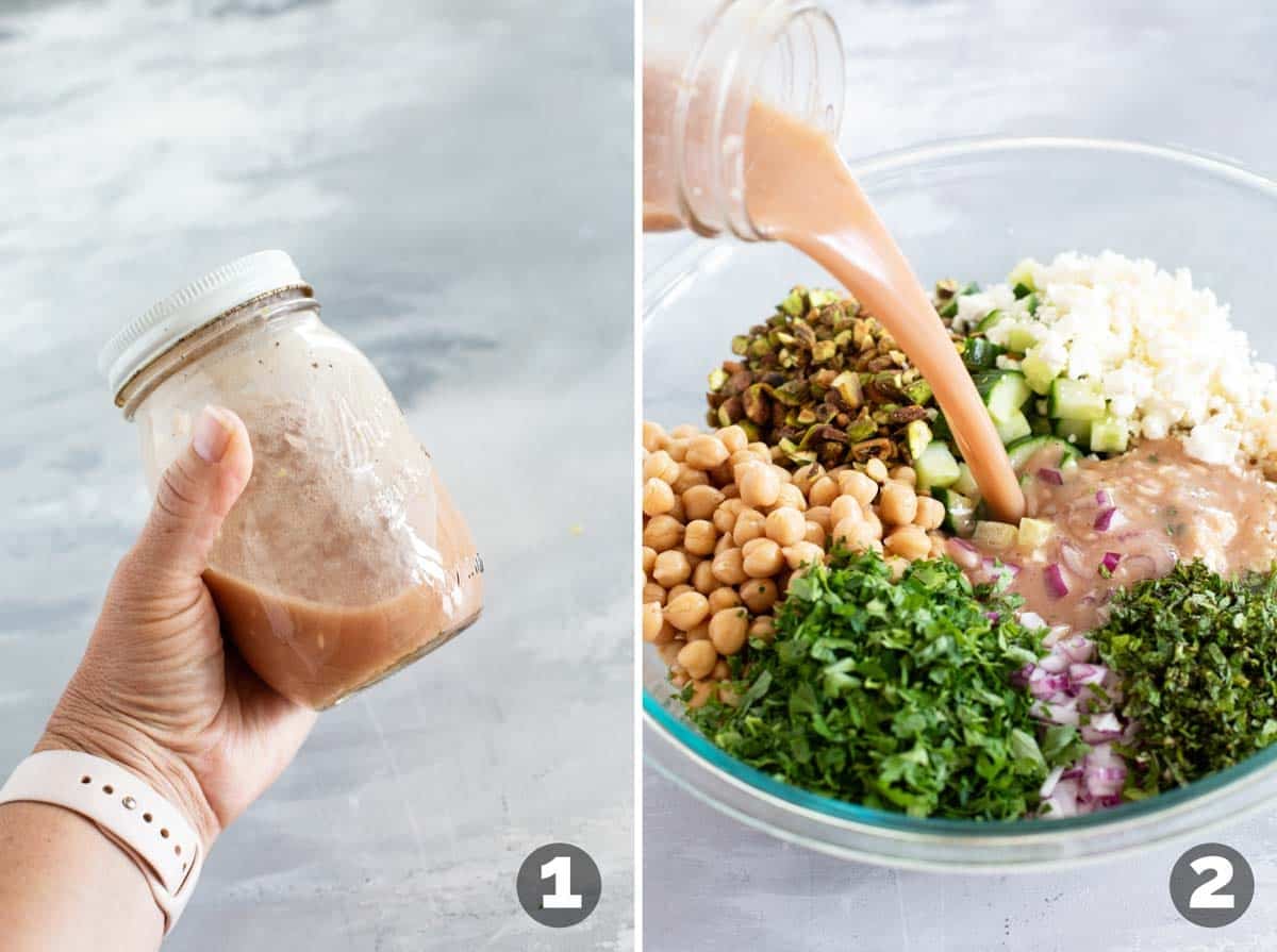 Steps to make Jennifer Aniston Salad.