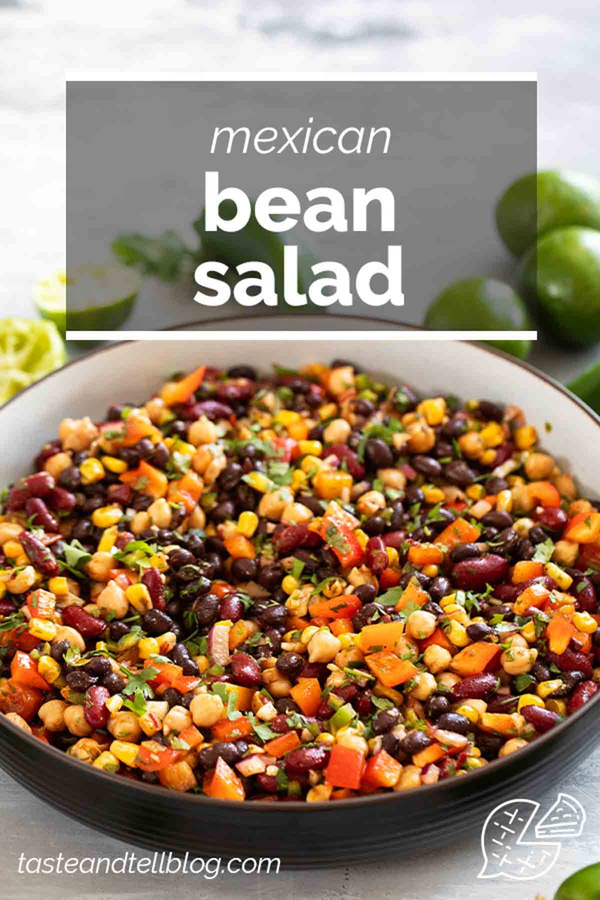 Mexican Bean Salad - Taste and Tell